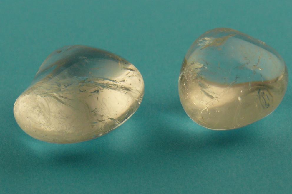 Bergkristal knuffelsteen - transparant