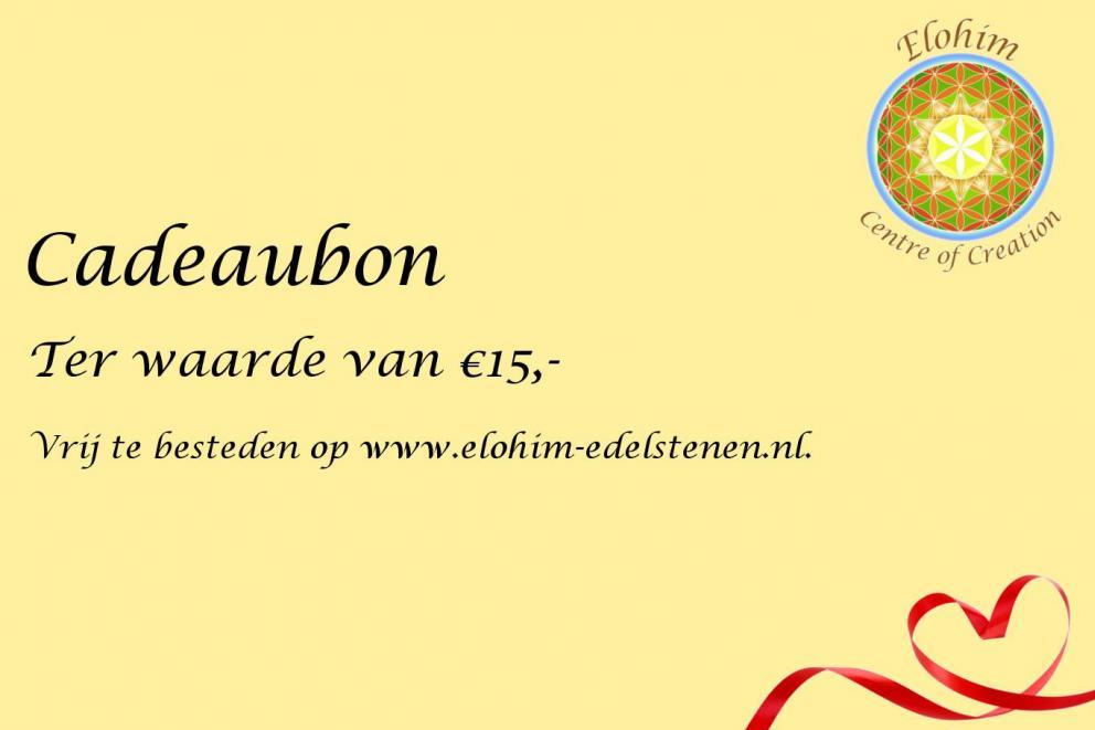 Cadeaubon - 15 euro