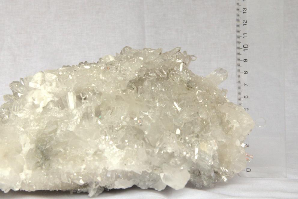 Bergkristal cluster met meesterpunten XXL