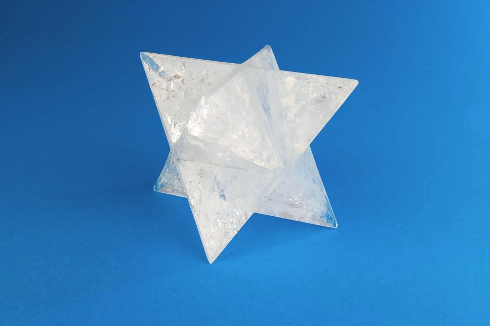 Merkaba - Ster Tetraëder van Bergkristal