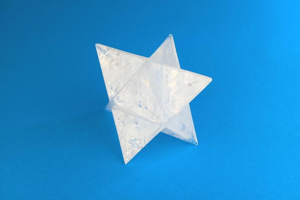 Merkaba - Ster Tetraëder van Bergkristal