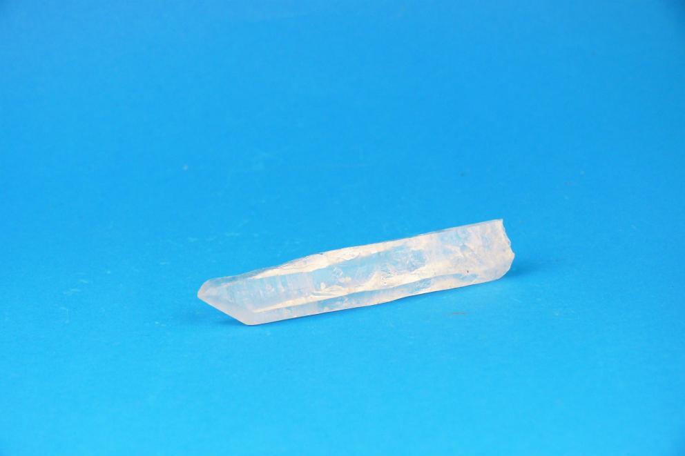 Bergkristal - Lemurisch zaadkristal, sound laserwand (S)