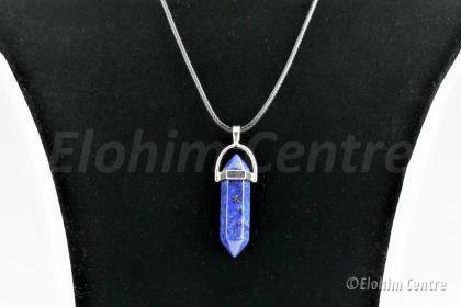 Lapis Lazuli Hanger - Dubbeleinder