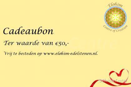 Cadeaubon - 50 euro