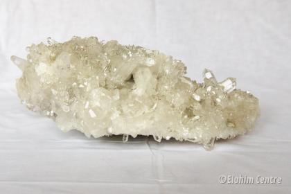 Bergkristal cluster met meesterpunten XXL