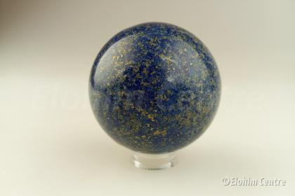 Lapis Lazuli bol met Blauwe en gouden kosmische Straal, AAA Kwaliteit