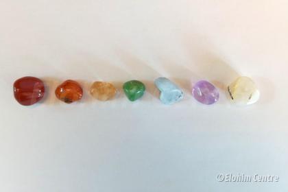 7 chakra's edelstenenset - chakralegging