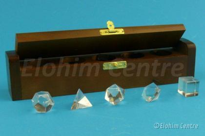 Bergkristal, edelstenen - de vijf geometrische vormen of platonische lichamen