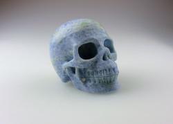 Blauwe Calciet menselijke schedel